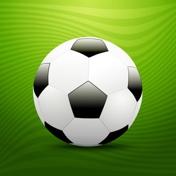 Soccer ball. Vector background.