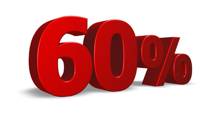 sixty per cent