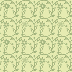 Seamless pastel floral pattern