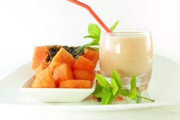papaya milk shake