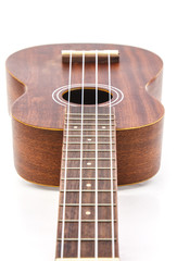 Obraz premium An ukulele on white background