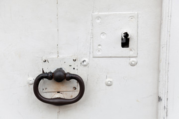 Lock in Pierrefonds, Oise, Picardie, France