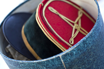 Obraz premium Militaire, chapeau, uniforme, prestige, képi, armée, mode