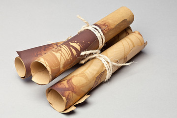 Old Scrolls of Papers