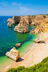 Foto auf Acrylglas Strand Marinha, Algarve, Portugal Algarve