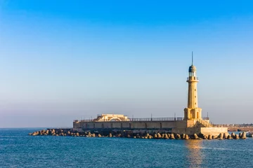 Wall murals Lighthouse A view of the lighthouse at Alexandria, Egypt