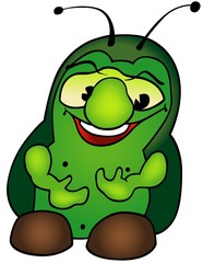 Green Fat Bug
