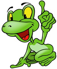Cheerful Frog