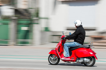 Balade en scooter