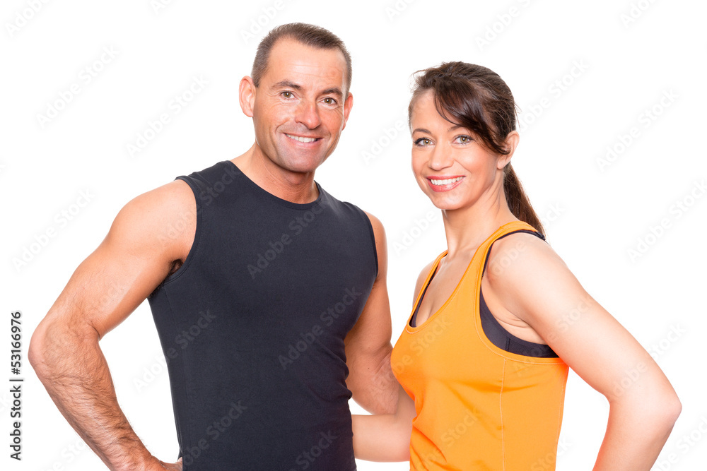 Wall mural sport couple