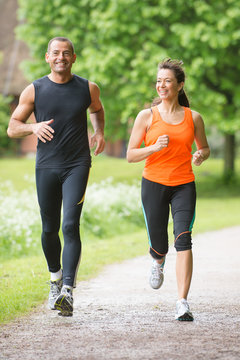 Sport Couple Running