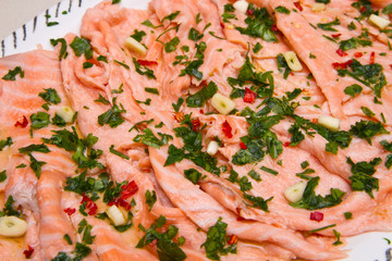 salmone marinato