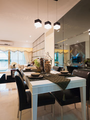 modern dining room
