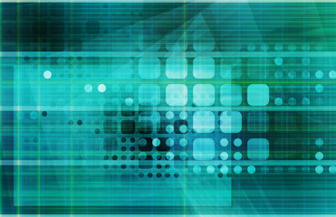 Obraz premium Data Network
