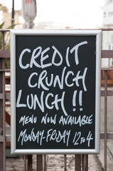 Credit crunch lunch