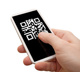 QR Code on Smartphone
