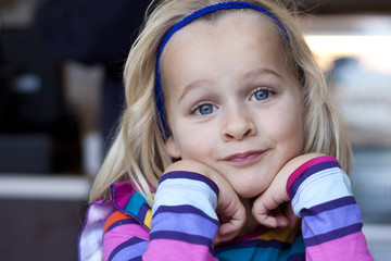 Portrait of beautiful girl