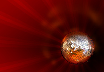 Disco ball background