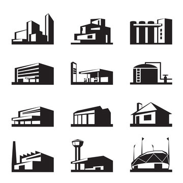 Various types of construction - vector illustration