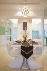 modern dining room