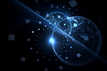 Abstract techno background