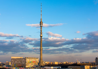 Ostankino Tele Tower evening