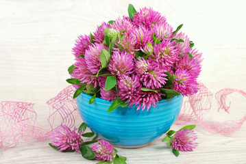 pink clover bunch