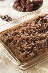 Homemade Chocolate Brownie Cake