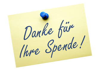 Danke für Ihre Spende !