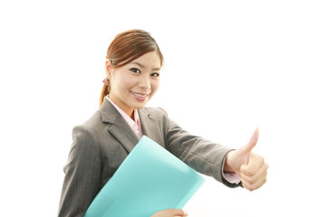 ガッツポーズのＯＬ