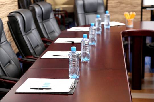 Interior Of Empty Conference Room