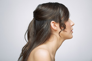 Naklejka premium Beauty style female portrait