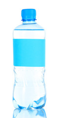 Bottle of water isolated on white