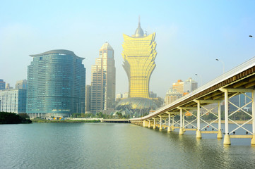 Fototapeta na wymiar Macau centrum miasta