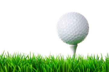 golfball am abschlag