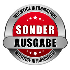 5 Star Button rot SONDERAUSGABE WI WI