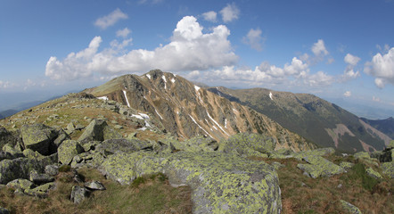 View from hill Chopok, Slovakia