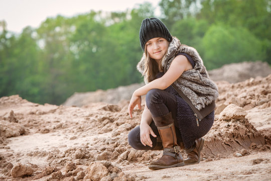 M&auml;dchen drau&szlig;en