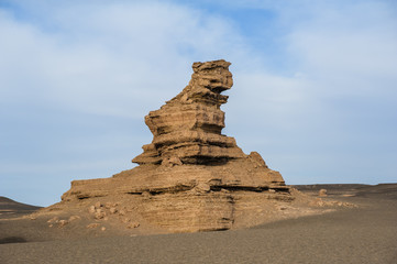 Ghost City, Yardang landform in Dunhuang, Gansu of China