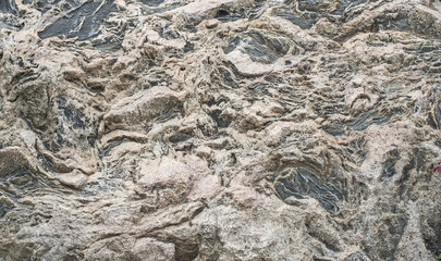 The pattern of rock