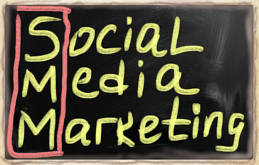 Obraz premium social media concept