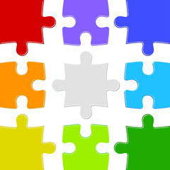 Nine color puzzles