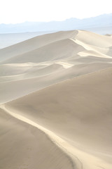 Sand dunes in Dunhuang, China