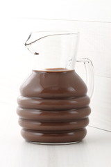 chocolate milk  jar