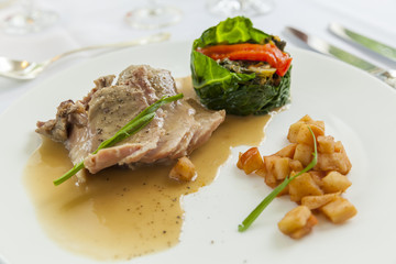 low fat summer lean cuisine veal & vegetables