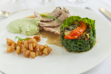 low fat summer lean cuisine veal & vegetables