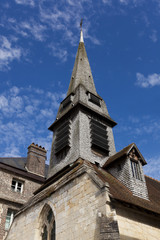 Fototapeta na wymiar Tower of Honfleur, Calvados, Basse Normandie, France