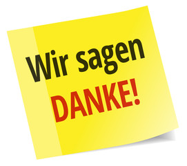 Wir sagen Danke!