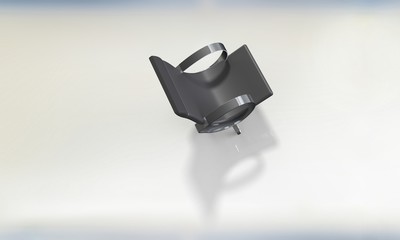 Naklejka premium elegant office chair isolated on white