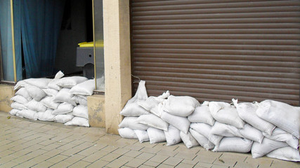 Sicherung f&uuml;r Hochwasser